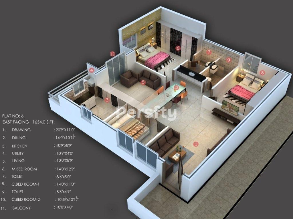Ajasra Akash Vihar Apartments 5