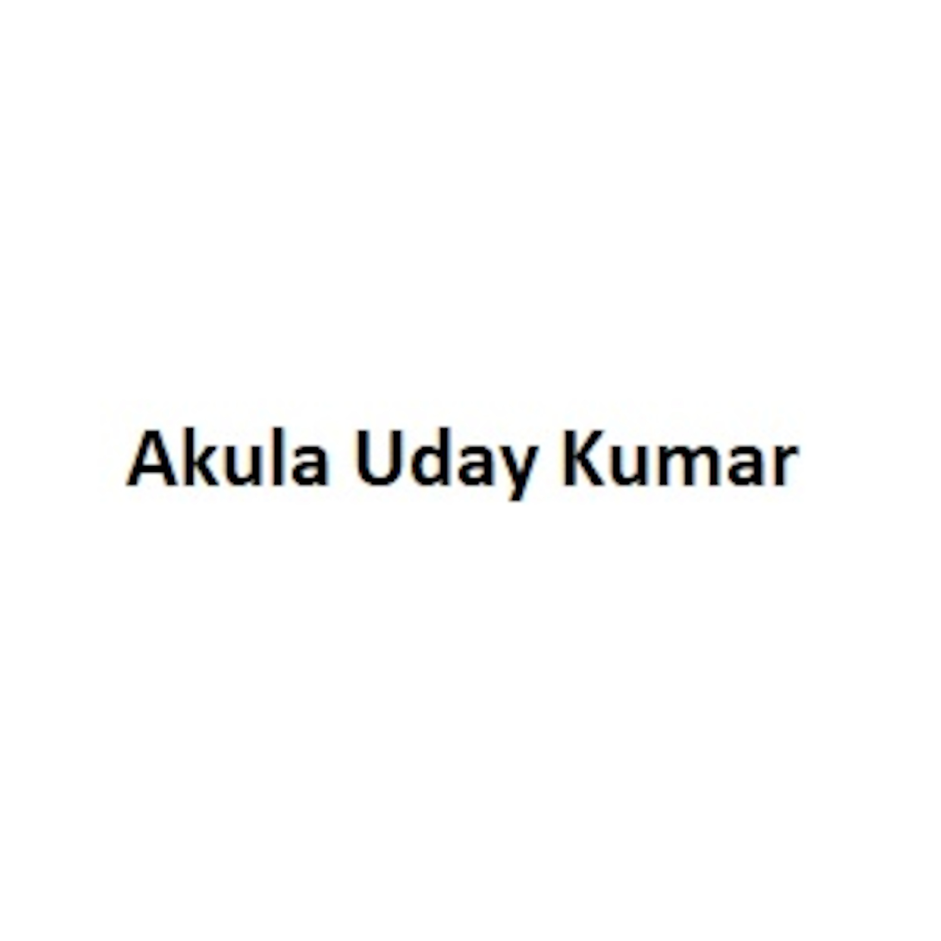 Akula Uday Kumar