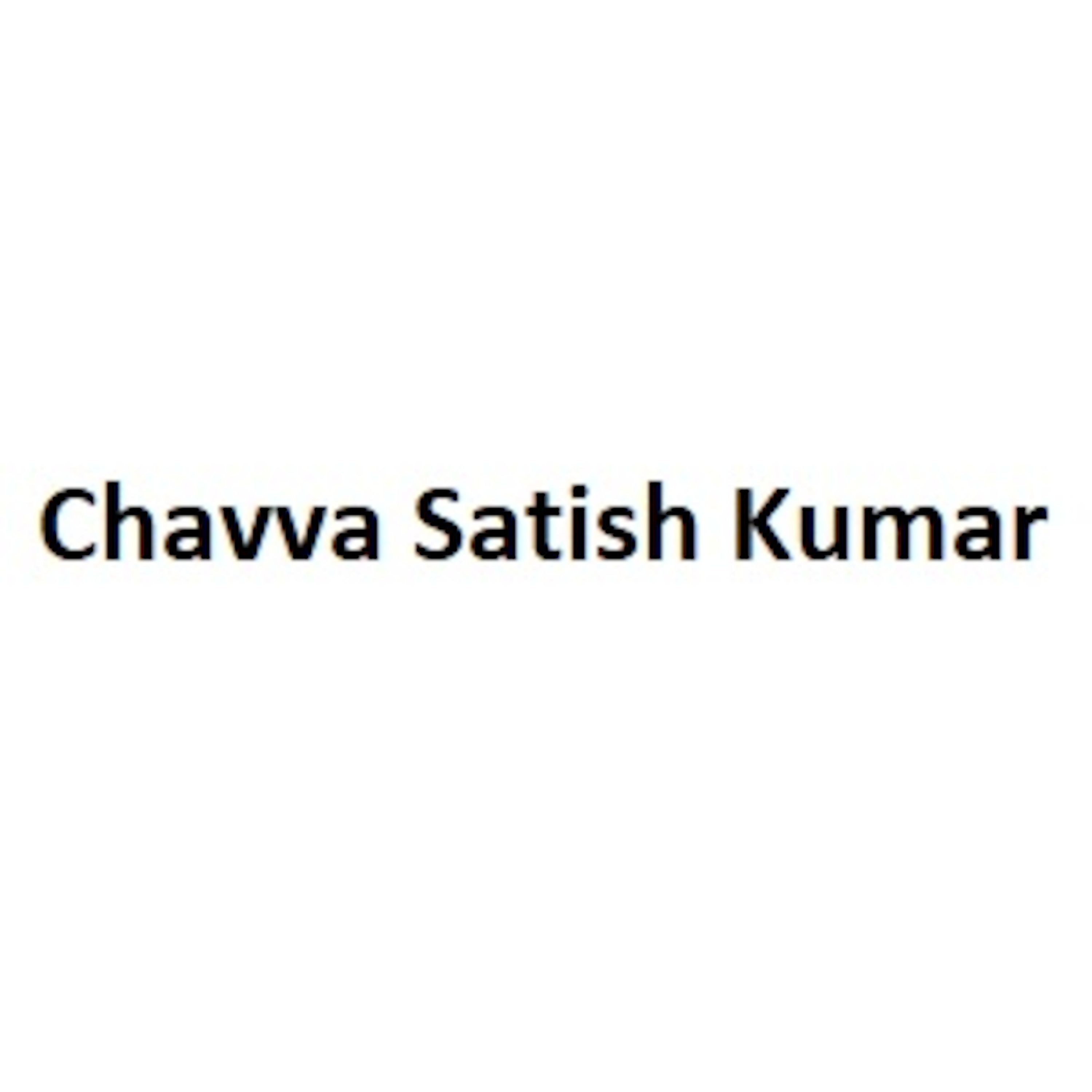 Chavva Satish Kumar