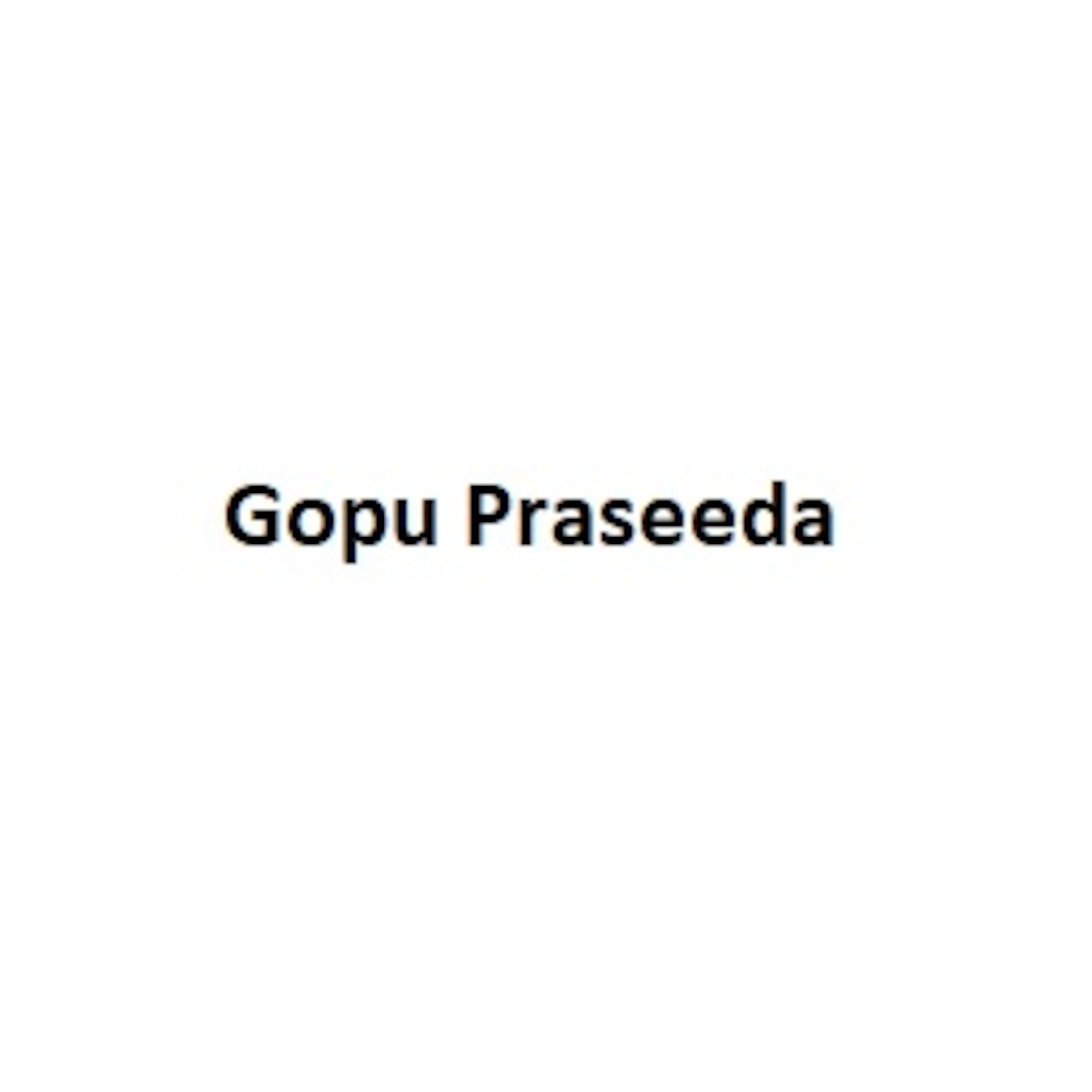 Gopu Praseeda