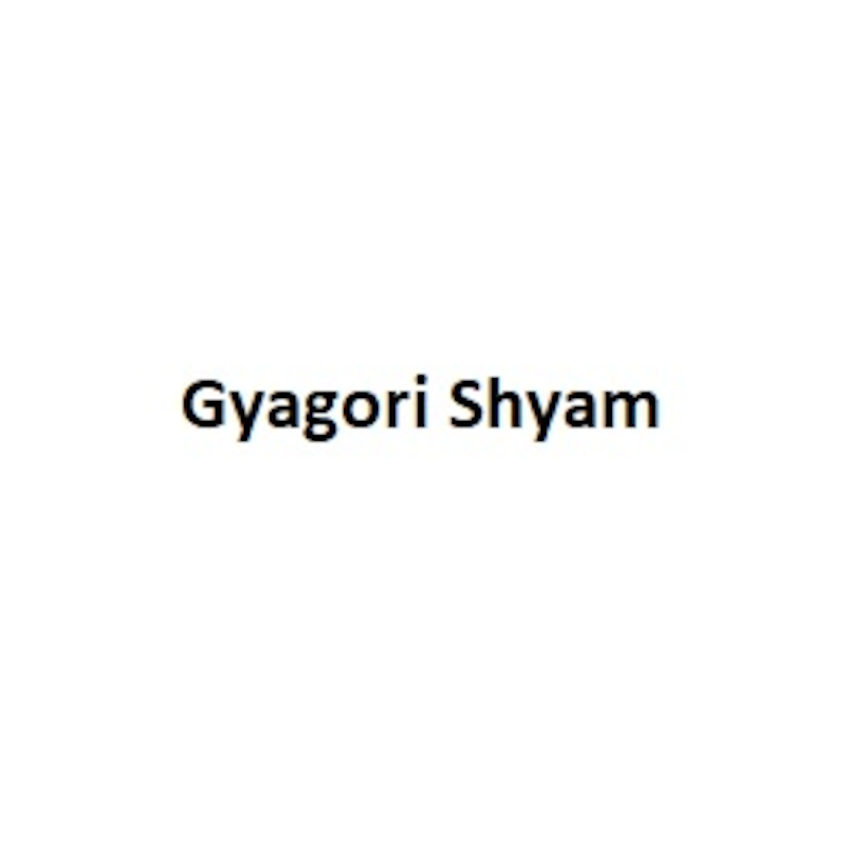 Gyagori Shyam