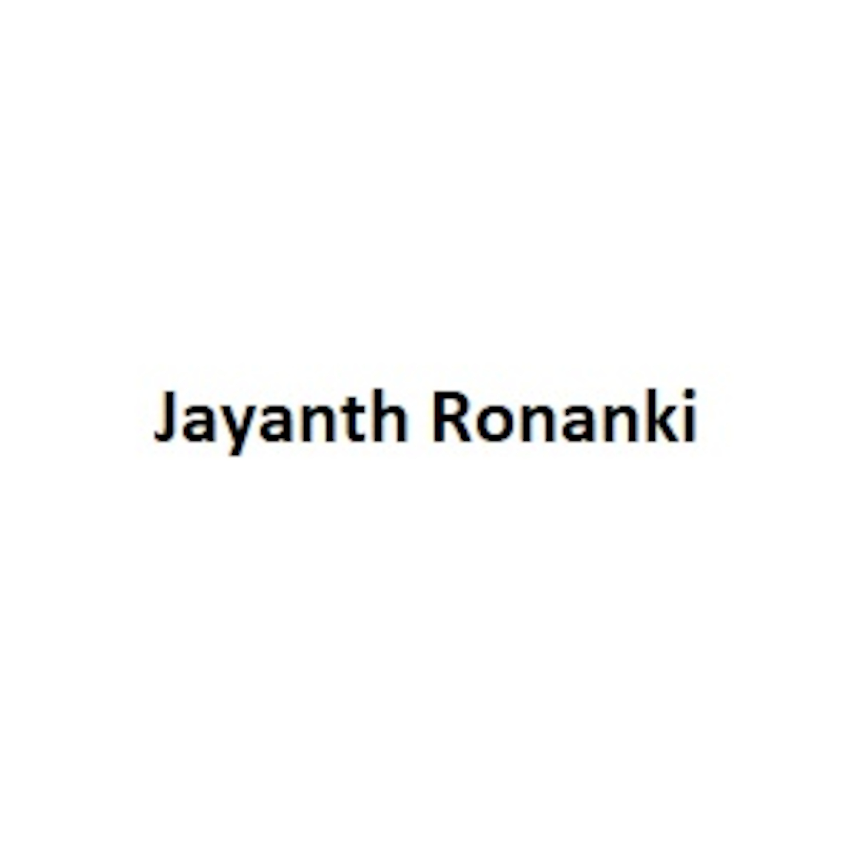 Jayanth Ronanki