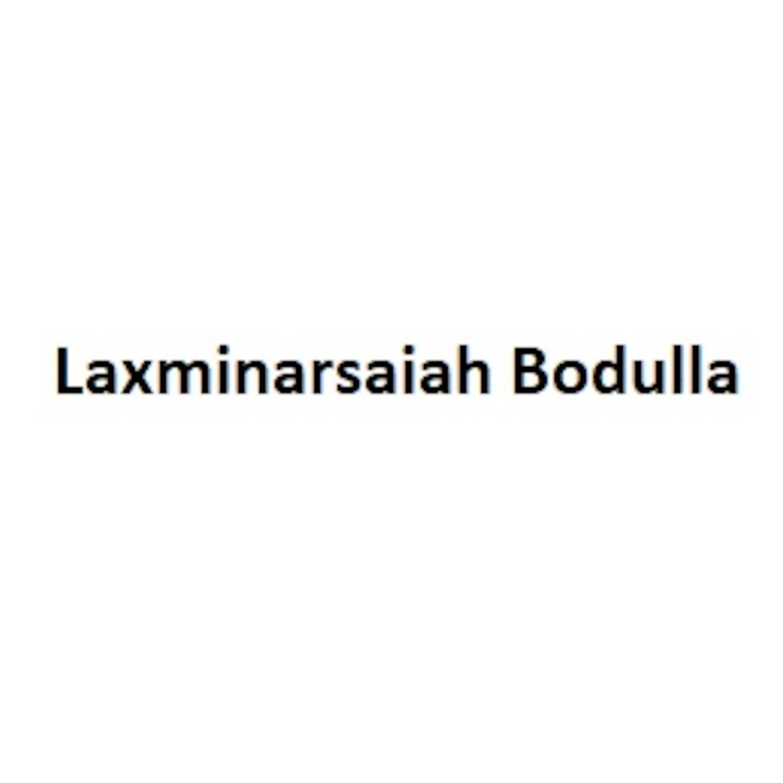 Laxminarsaiah Bodulla